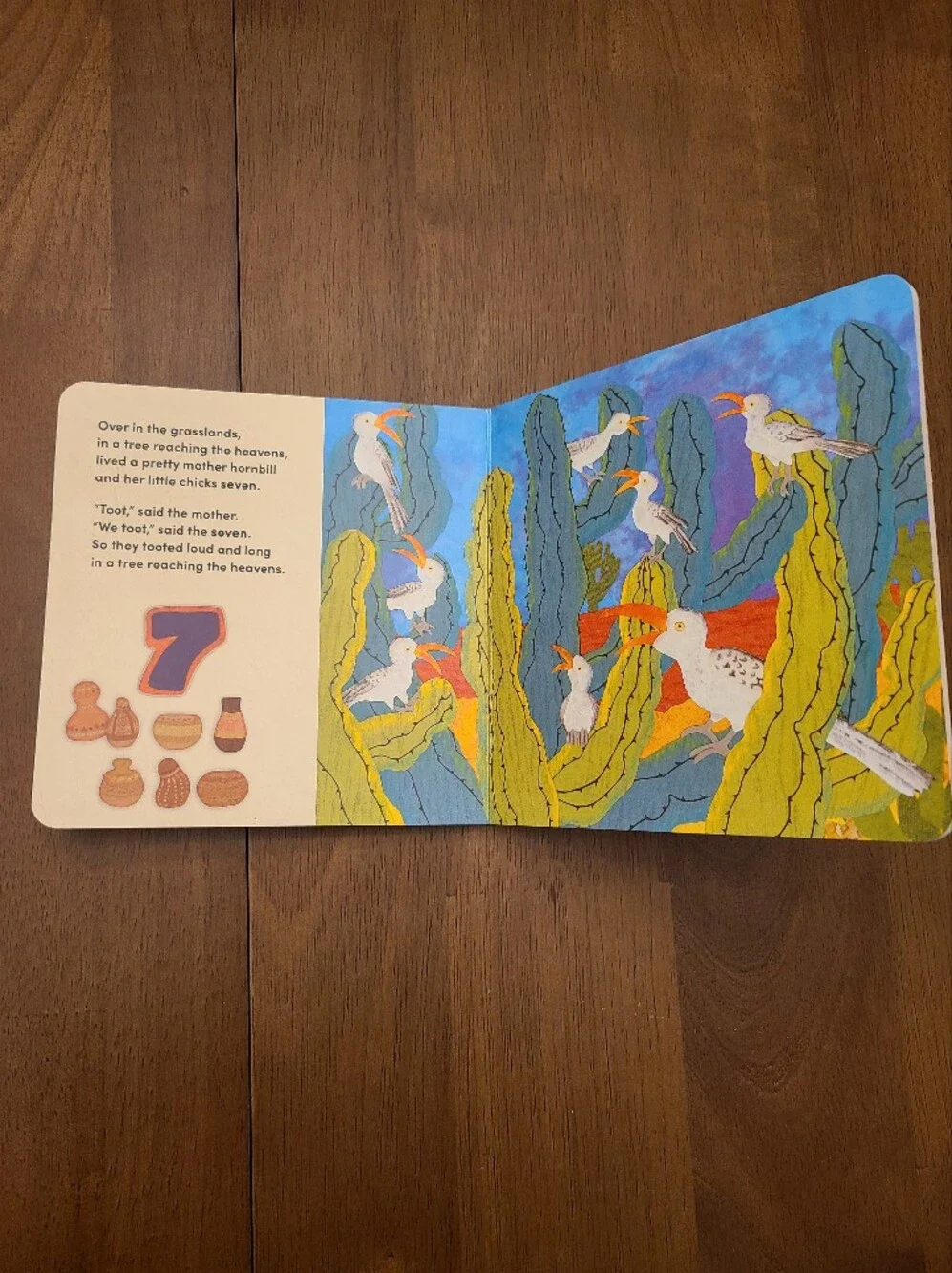 Over in the Grasslands Children's Board Book - Marianne Berkes Like New